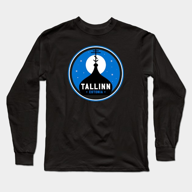 Tallinn Estonia Long Sleeve T-Shirt by deadright